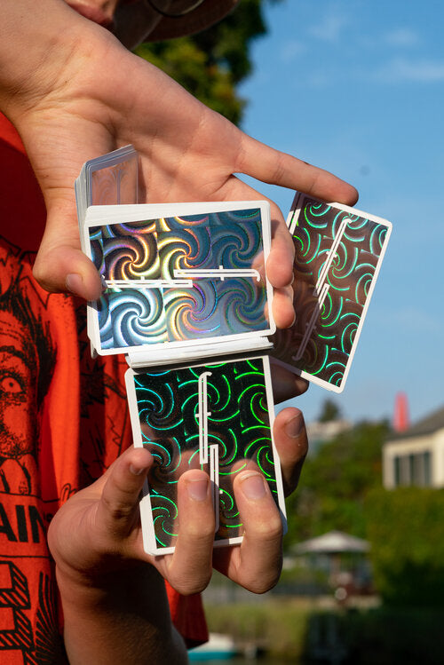 Fontaine Holo 5こ Fontaine: Spiral Holo Holographic Playing Cards | X-Decks