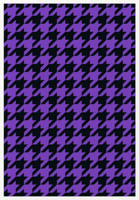 Anyone Standard Purple Houndstooth